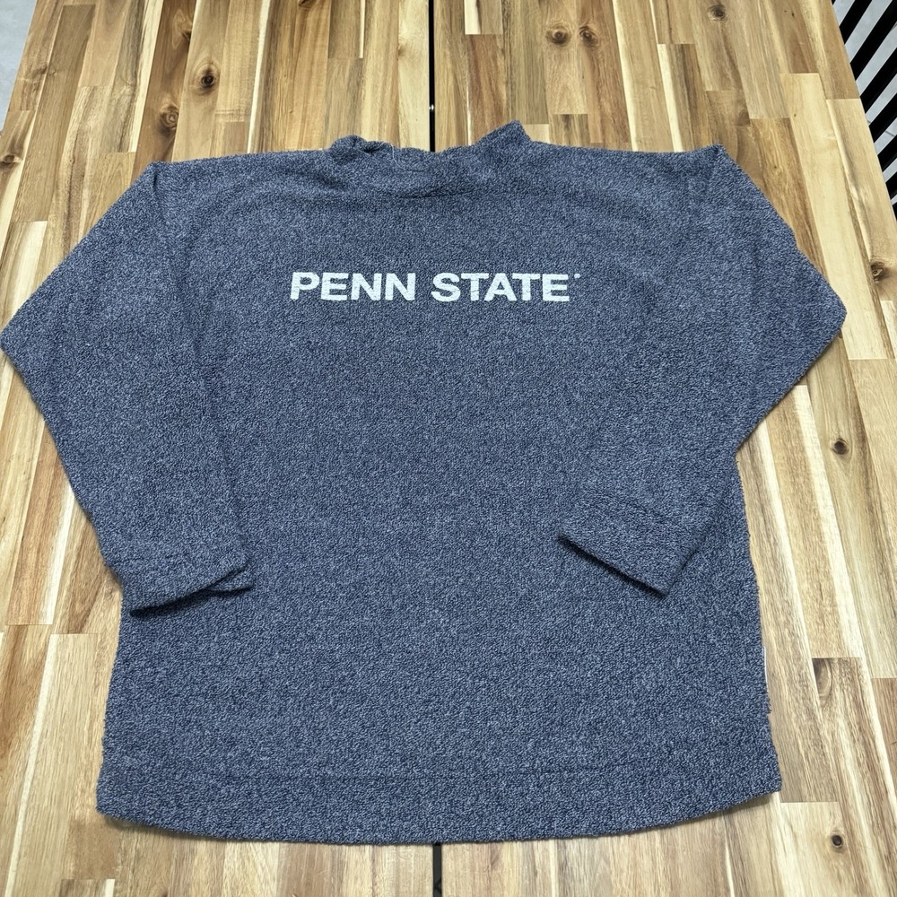 Penn State Nittany Lions Sweater Womens L Blue Wooly Threads Heathered USA